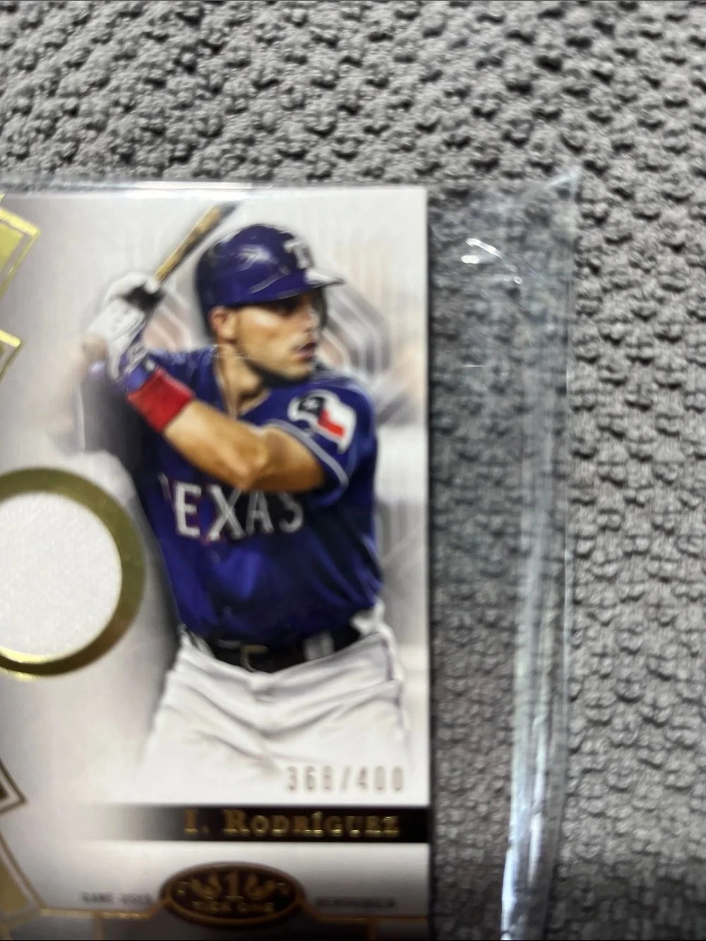 2023 Tier One game used memorabilia Ivan Rodriguez 368/400 #t1r-IR